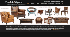 Desktop Screenshot of pearlartexports.com